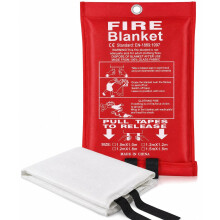 1m x 1m Fire Blanket, Quick Release Emergency Fire Safety Blanket