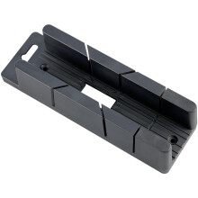 Draper Mini Mitre Block | 200mm x 35mm x 50mm Mitre Box |45 and 90 Angle Precision Cutting Box| Moulded Coving Miter Tool | Small Scale | 48677, B