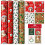 Christmas Wrapping Paper 4 Rolls 4M with 20 Tags Traditional 1