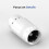 VANCOCO Glossy White Corner Thermostatic Radiator Valve Set 1/2"15mm 6