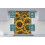 Printed Glass Kitchen Splashback - Vintage Sunflower 700x700mm 2