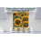 Printed Glass Kitchen Splashback - Vintage Sunflower 1000x750mm 3
