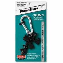 PlumbShark 10-in-1 Plumbing Tools Radiator Bleed Key, Meter Box Key + More