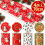 Christmas Wrapping Paper 4 Rolls 4M with 20 Tags Traditional 3