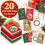 Christmas Wrapping Paper 4 Rolls 4M with 20 Tags Traditional 4