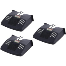 3 x Heavy Duty Drain Cover Guard for Outdoor Drains, Prevents Leaves & Debris Blocking Gutters, Easy Fit Plastic Drain Protector for Garden, Driveway