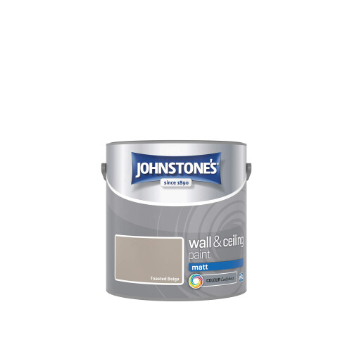 Johnstone's Johnstone's - Matt Wall & Ceiling Paint - Toasted Beige - 2.5L