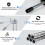 4M Heavy Duty Telescopic Roof Gutter Stable Cleaning Tools Kit Stainless 6
