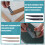 Honoson 20 Pcs Sanding Sticks Model, Low and High Grits, Stylish Style 4