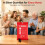 Mondoshop Fire Blanket for Kitchen, 1m x 1m Fibreglass, 1 Pack 5