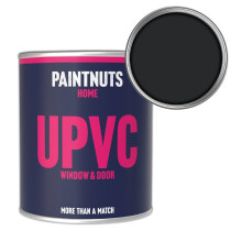 Paintnuts UPVC Window & Door Paint - RAL-9011 - GRAPHITE BLACK Gloss 250ml Tin