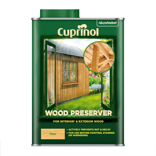 Cuprinol Cuprinol 5330417 Wood Preserver - Clear - 1L 1