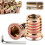 TXXATX Threaded Inserts for Wood M4x12mm, 25 PCS Insert Nuts Zinc Plated 1
