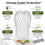 Gutter Guards, 6pcs Expandable Aluminium Mesh Filters with 10 Zip Ties 4