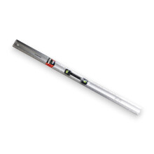 Toolzone Aluminium Ruler with Spirit Levels and Handle, 1000mm