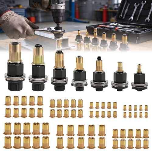 Rivnut tool,M3 M4 M5 M6 M8 M10 M12 rivet nut tool,Heavy Duty Rivet Gun