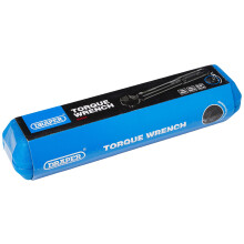 Draper BTW 3/8" Square Drive Torque Wrench | Micrometre Reversible Hand Tool | 10Nm-80Nm Mechanics Car Tools | Professional Blow Mould Storage Case |