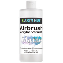 X ARTY HUB Acrylic Varnish Matte, 500 ml Acrylic Paint Sealer