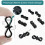 BYSMAH 80 Pack Gutter Hooks for Outdoor Lights, Black Christmas Light Clips 4