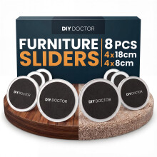 DIY Doctor The Original Deluxe Super Sliders, Furniture Movers, 1 Pack
