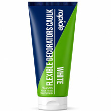 Rapide Flexible Decorators Caulk – White | Smooth, Ready-to-Use Gap & Crack Filler | Paintable, Flexible Sealant for Skirting Boards, Trim, Door Fra