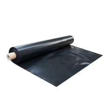 TUIPATE 2m x 5m Black Polythene Plastic Sheeting, Thickened Garden Grow Polythene Cover Sheets for Gardening Insulation and Building Rubble Protectio