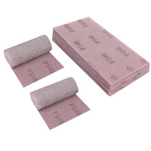 Sruhrak 115x230mm Mesh Sanding Pads 25 Pcs Net Sandpaper 240 Grit