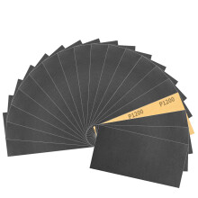 Sruhrak 9.3x23 cm Sandpaper Wet and Dry Sanding Paper 30 Pcs 1200 Grits