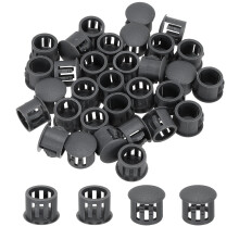 sourcing map 32PCS 11mm(7/16") Dark Gray Plastic Hole Plugs