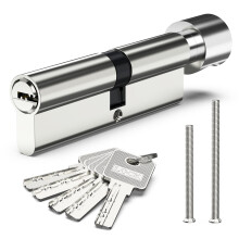 Valorada 50/45T(95mm) Thumb Turn Euro Cylinder Lock with 5 Keys
