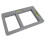 Electrical Socket Back Box Template Level | 1 & 2 Gang | Marking | Compact (Grey) 1
