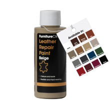 Furniture Clinic Leather Repair Paint & Dye | Self Seal Colourant for Quick and Easy Leather Repair | Suitable for Leather Sofas, Leather Car Seat, S