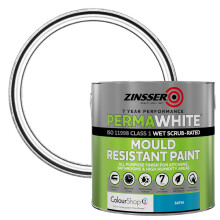 Zinsser Perma White Satin Mould Resistant Interior Paint 2.5 Litre