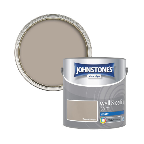 Johnstone's Johnstone's - Matt Wall & Ceiling Paint - Toasted Beige - 2.5L 1