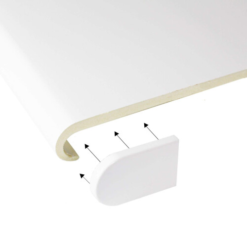Short Window Cill Bullnose Capping End Caps (Pair) 1