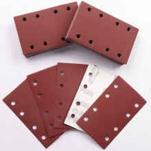 Sruhrak 80x133mm Sandpaper Square Sanding Pads 50 Pcs 600 Grits Set