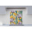 Printed Glass Kitchen Splashback - Vintage Iris Flower 600x650mm 5