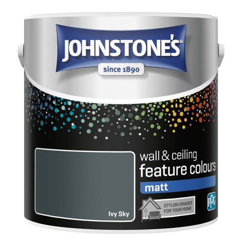Johnstone's Johnstone's - Matt Feature Wall Paint - Ivy Sky - 2.5L 1