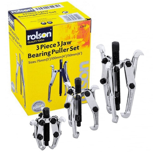 Rolson Rolson 42309 3 pc Triple Leg Gear Pull Set 1