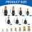 Rivnut tool,M3 M4 M5 M6 M8 M10 M12 rivet nut tool,Heavy Duty Rivet Gun 3
