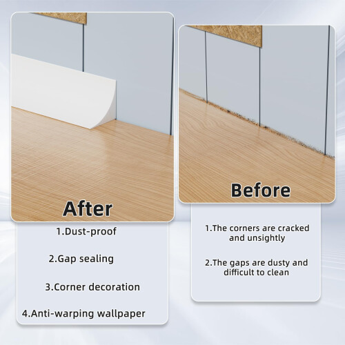 3 Meters, 2015mm, Double-Sided Wide Self-Adhesive Silicone Quadrant Trim 2