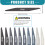 Honoson 10 Pcs Sanding Sticks for Plastic Models, Low Grits, Double Angle 2