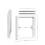 2 Pcs Light Switch Socket Spacers White, with Matching Screws Socket Back Box Extender, for Single Double Socket Light Switch Back Box Surround 2