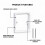 2 Pcs Light Switch Socket Spacers White, with Matching Screws Socket Back Box Extender, for Single Double Socket Light Switch Back Box Surround 3
