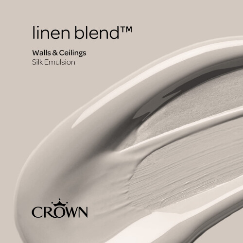 Crown Crown WALLS & CEILINGS Beige Silk Emulsion Paint 2.5L 2