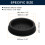 sourcing map Black Plug Holes for 81mm / 3.19" Hole 1 pcs 3