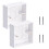LEENUE Back Box, 32mm Deep, Single Plus Socket Back Box, 2 Pack 6