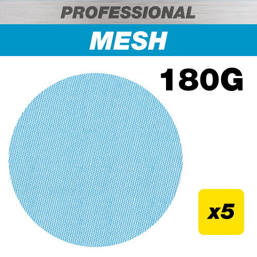 Trend Trend 125 mm 180 Grit Mesh Sanding Discs for Random Orbital Sanders, 5 Pack 1