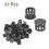 sourcing map 32PCS 11mm(7/16") Dark Gray Plastic Hole Plugs 3