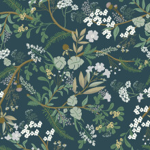 CiCiwind Peel and Stick Wallpaper Floral Contact Paper Green 41600cm Leaf Flower Stick on Wallpaper Self Adhesive Wallpaper Removable Vinyl Wrap for